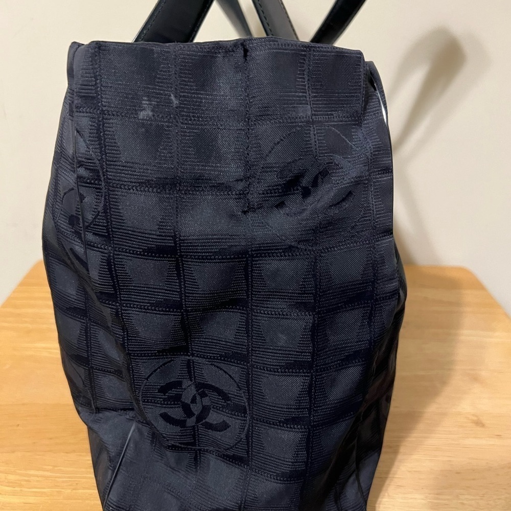 Chanel Black New Travel Line Nylon Tote - Picture 3 of 13
